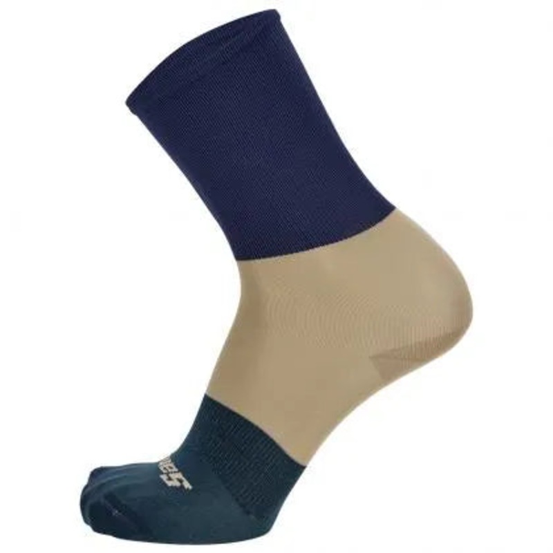 Santini Big Bengal Unisex Cycling Socks (Blue) ML