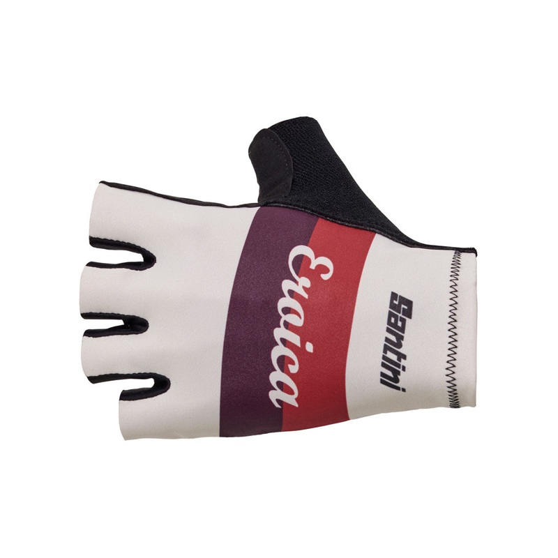 Santini Eroica Quiete Unisex Cycling Gloves (Bordeaux) M
