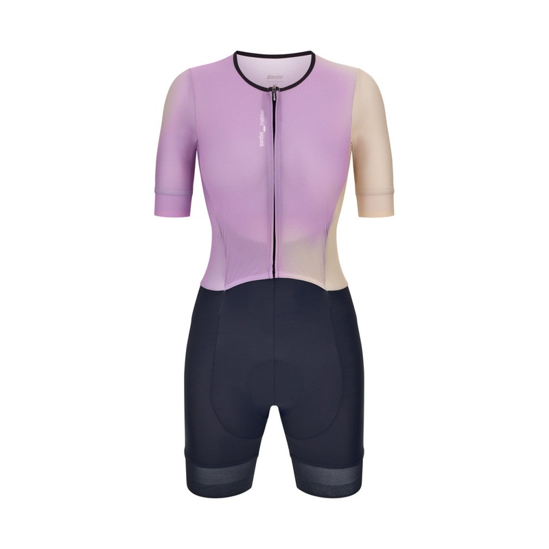 Santini Leaf Women’s Triathlon Suit (Lilac) M