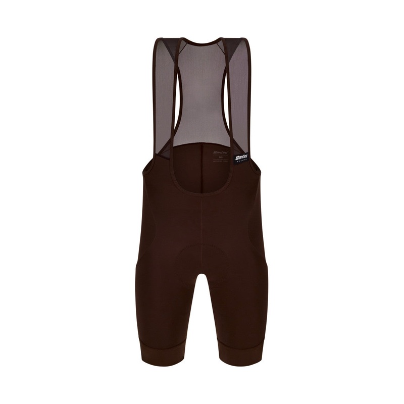 Santini Ready To Ride Men’s Cycling Bibshorts (Chocolate) M