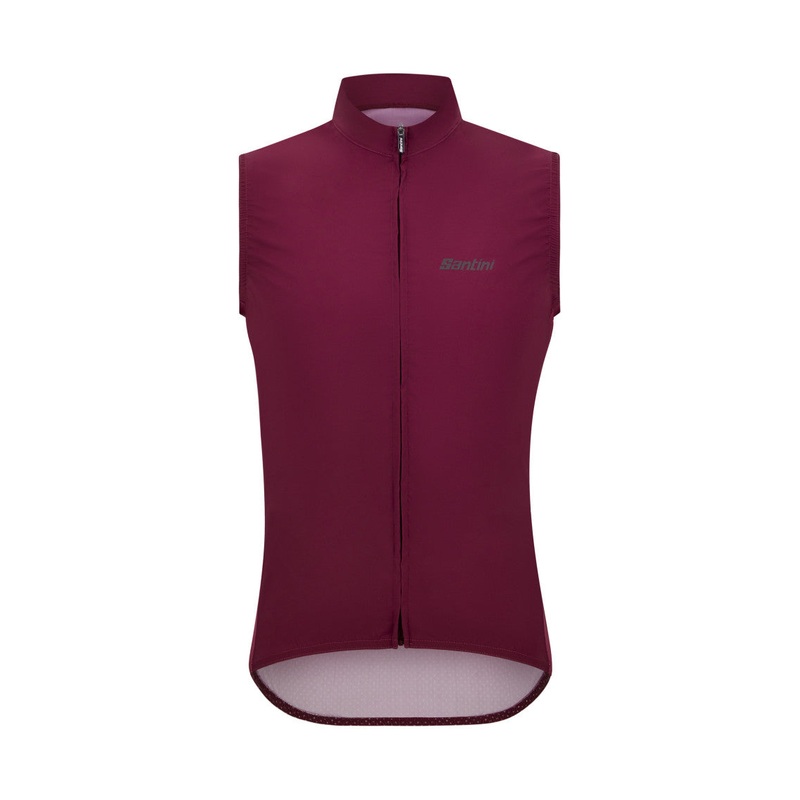 Santini Ready To Ride Unisex Cycling Vest (Burgundy) M
