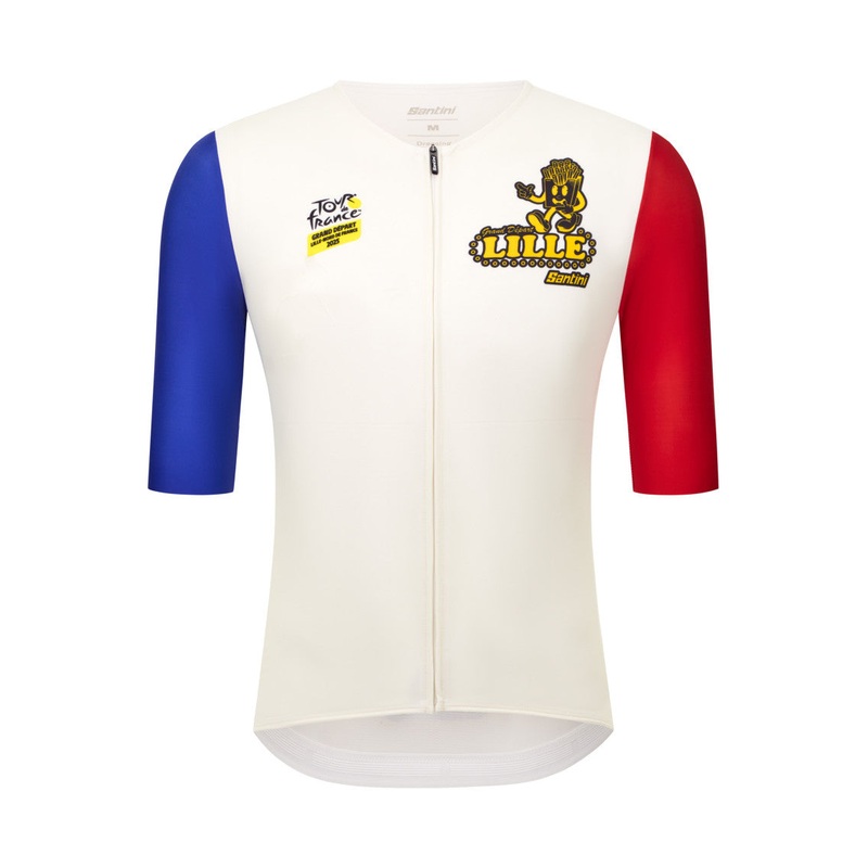 Santini TDF Grand Depart Lille Unisex Cycling Jersey (Print) M