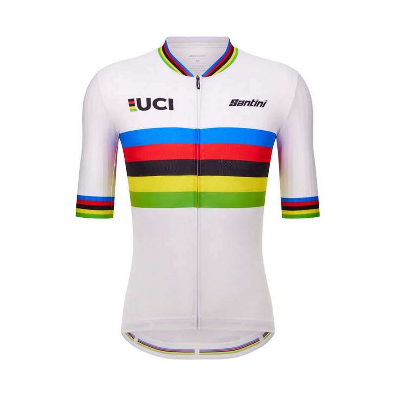Santini UCI World Champion Unisex Cycling Jersey (Print) S