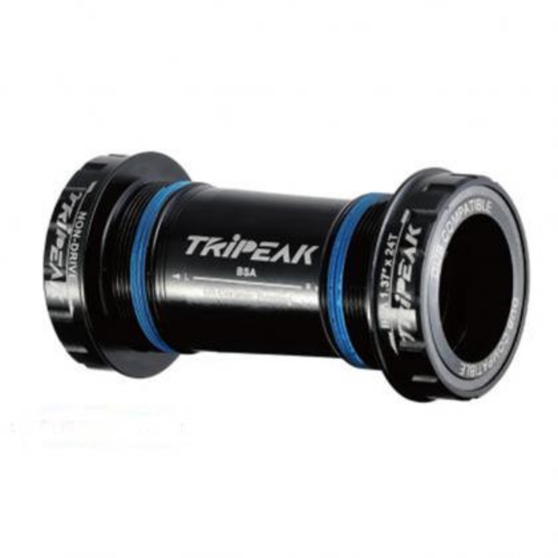 Tripeak Shimano/SRAM/Rotor 3 in 1 BSA Threaded Bottom Bracket (Black)