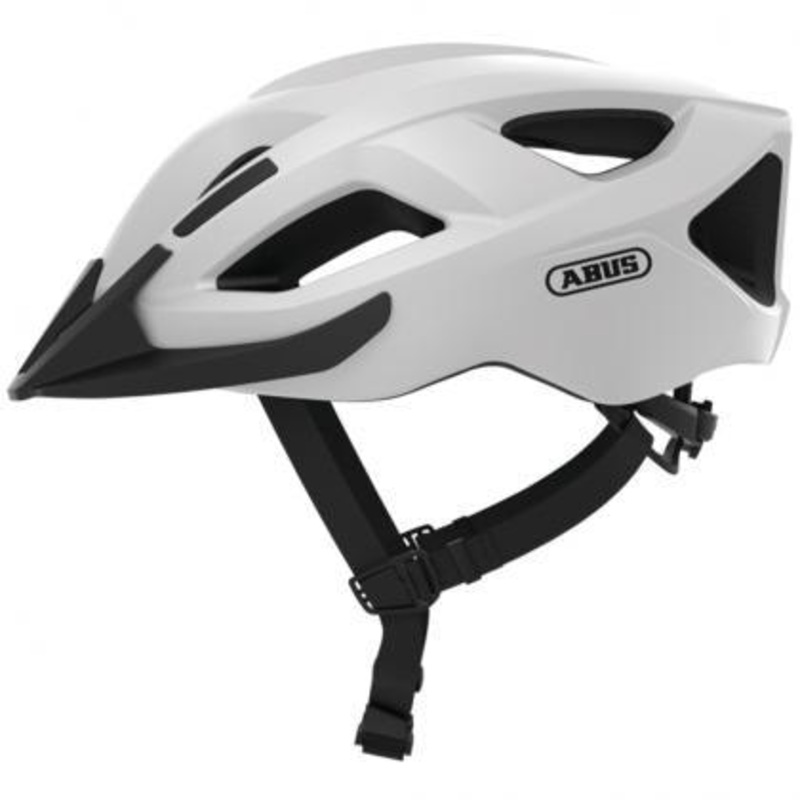 Abus Aduro 2.1 MTB Cycling Helmet (Polar White) Medium (52-58)cm