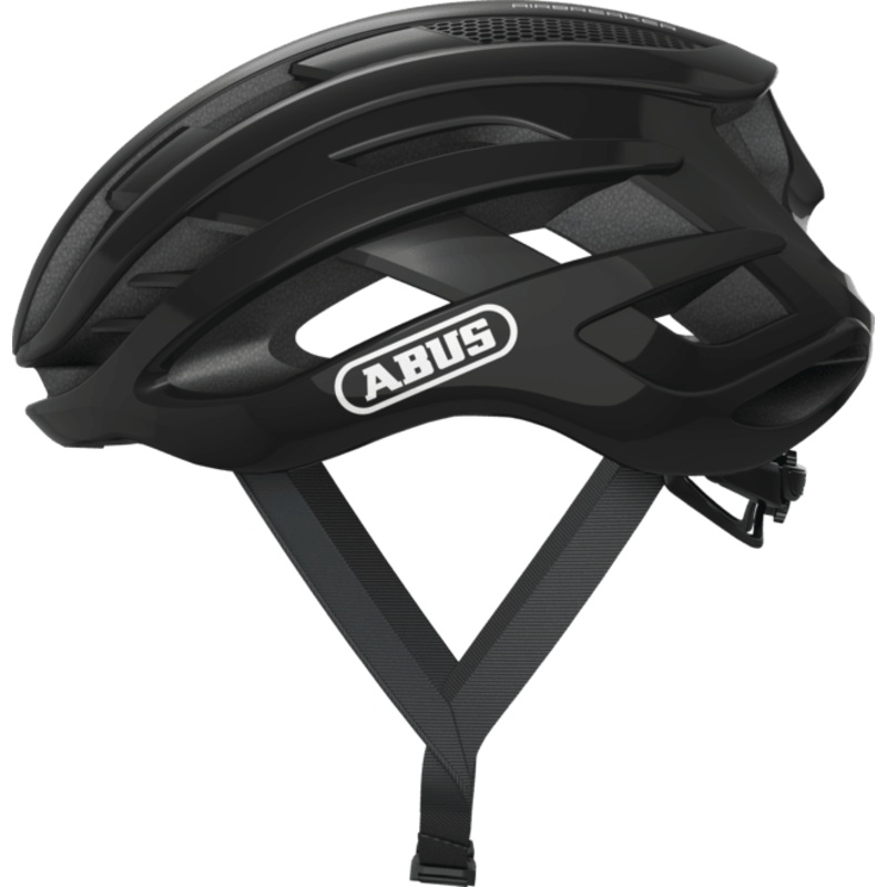 Abus Airbreaker Road Cycling Helmet (Shiny Black) Medium (52-58)cm