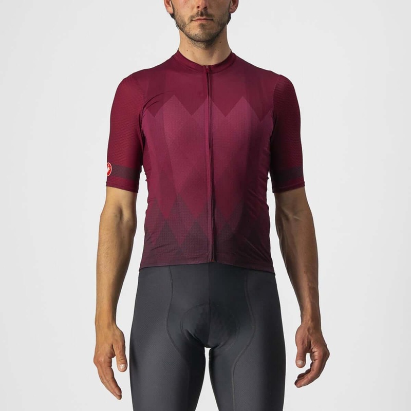 Castelli A Tutta Mens Cycling Jersey (Bordeaux) S