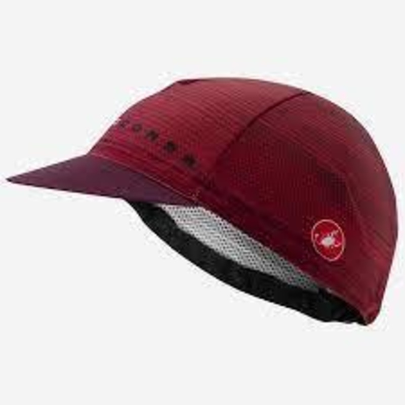 Castelli Rosso Corsa Unisex Cycling Cap (Bordeaux)