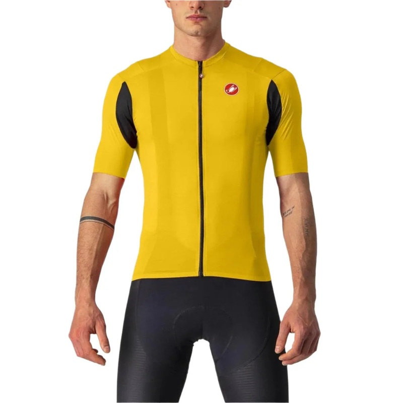 Castelli Superleggera 2 Mens Cycling Jersey (Saffron) S