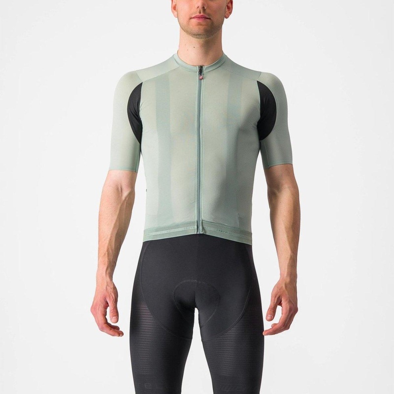 Castelli Superleggera 3 Men’s Cycling Jersey (Defender Green) M