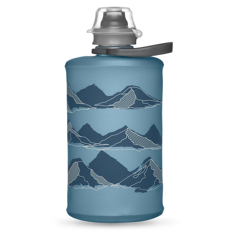 Hydrapak Stow Flexible Bottle Mountain Edition (Tahoe Blue) 350ml