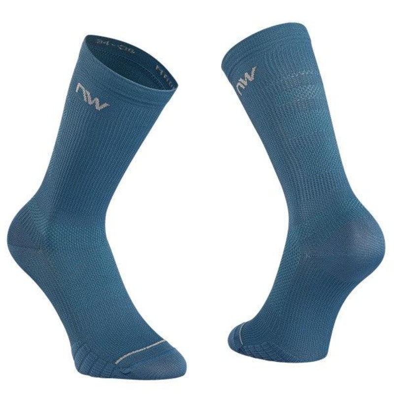 Northwave Extreme Pro Summer Unisex Cycling Socks (Blue/Grey) L