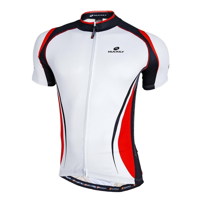 Nuckily NJ502 Mens Cycling Jersey (Red) S