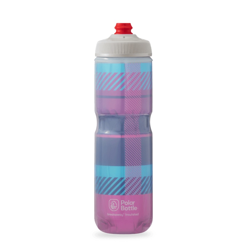 Polar Tartan Bottle (Pink/Navy) 700ml