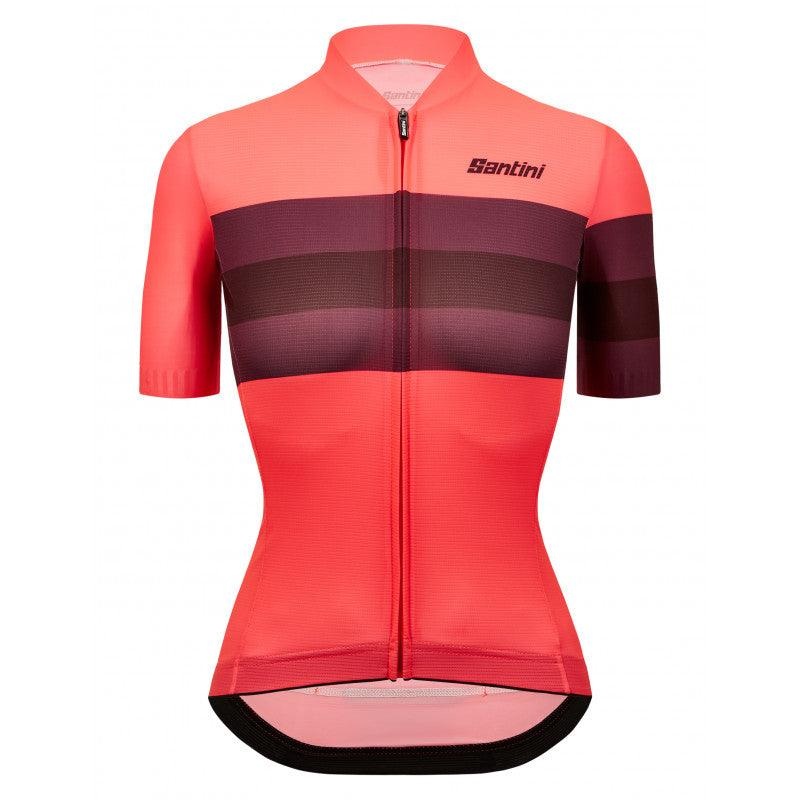 Santini Ecosleek Bengal Women’s Cycling Jersey (Granatina) S