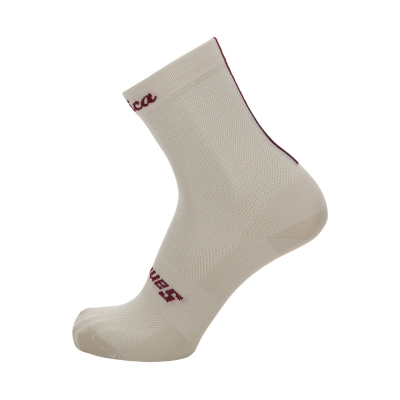 Santini Eroica Quiete Unisex Cycling Socks (Cappuccino) M-L