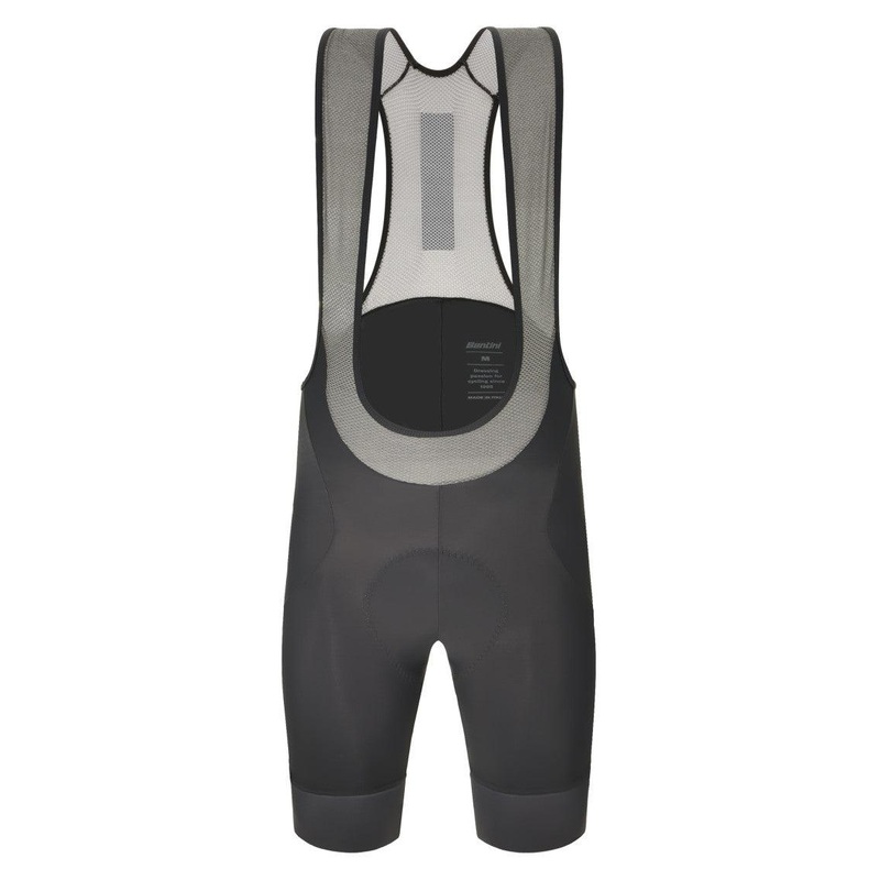 Santini Karma Delta Men’s Cycling Bibshorts (Grey) L