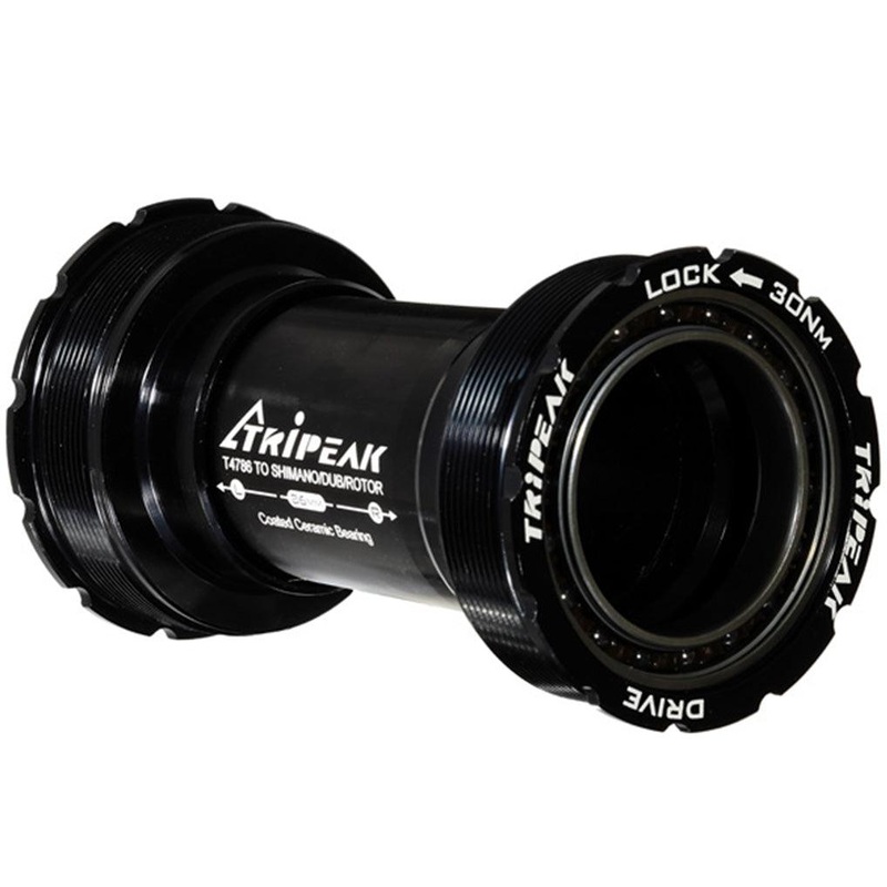 Tripeak T47 Coated Ceramic Bottom Bracket – Shimano/Sram (Black) 68 mm
