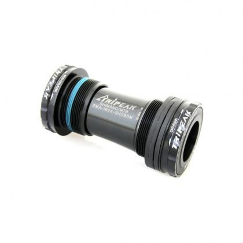Tripeak Threaded Shimano 68mm/73mm Bottom Bracket (Black)