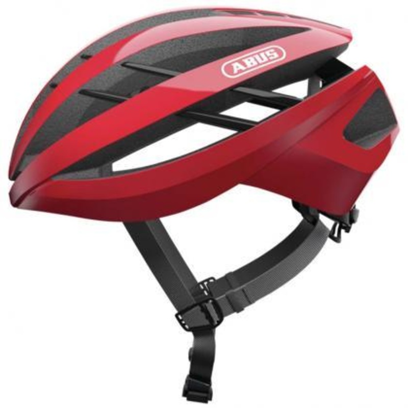 Abus Aventor Road Cycling Helmet (Racing Red) Medium (54-58)cm