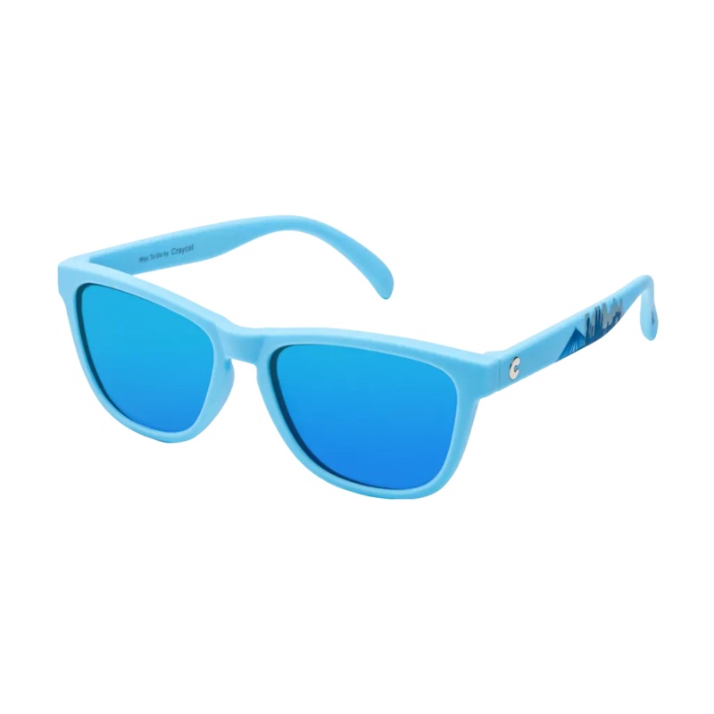 Craycol Kasa Kai Power Sunglasses (Blue) Single Vision Reflective Cyan Green