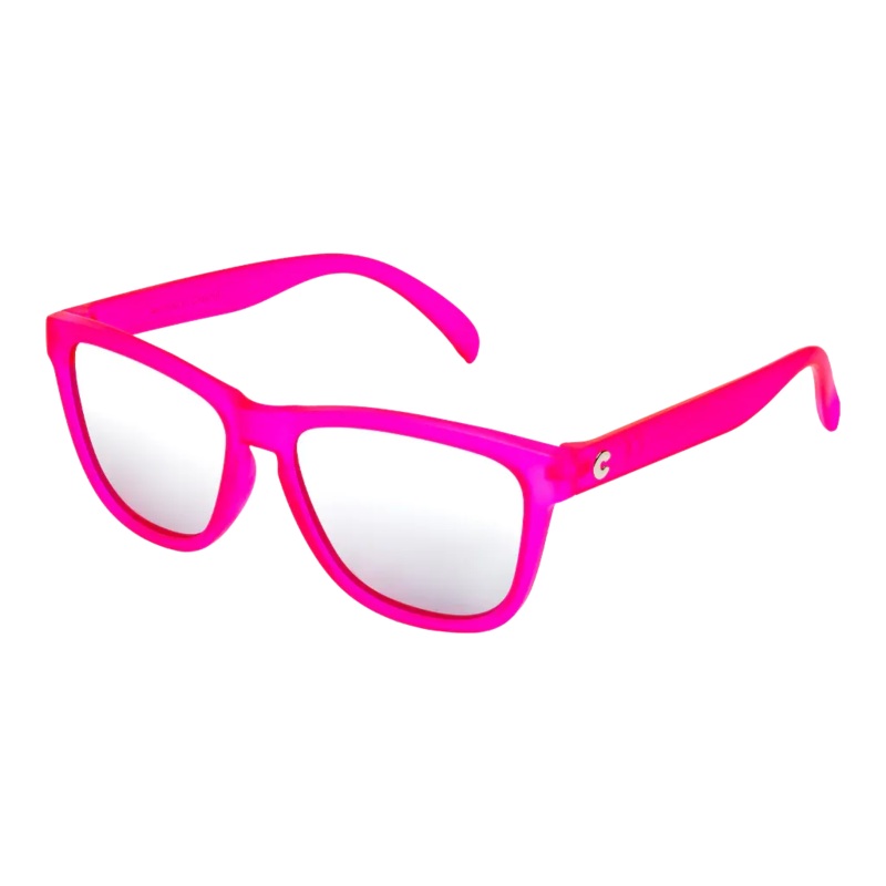 Craycol Pink Party Power Sunglasses (Transparent Pink) Single Vision Reflective Cyan Green