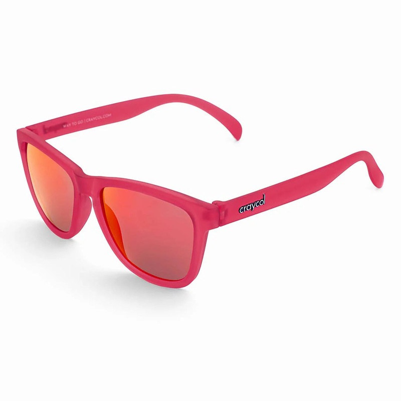 Craycol Raging Red Bull Sport Power Sunglasses (Translucent Red) Single Vision Reflective Cyan Green