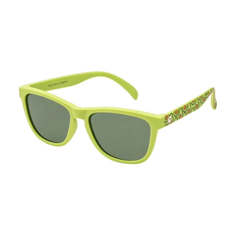 Craycol Ripe and Ready Power Sunglasses (Olive Green) Single Vision Reflective Cyan Green
