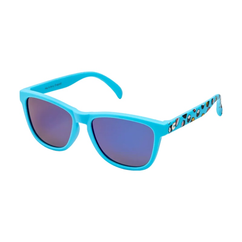 Craycol Sushi Sprinters Power Sunglasses (Blue) Single Vision Reflective Cyan Green