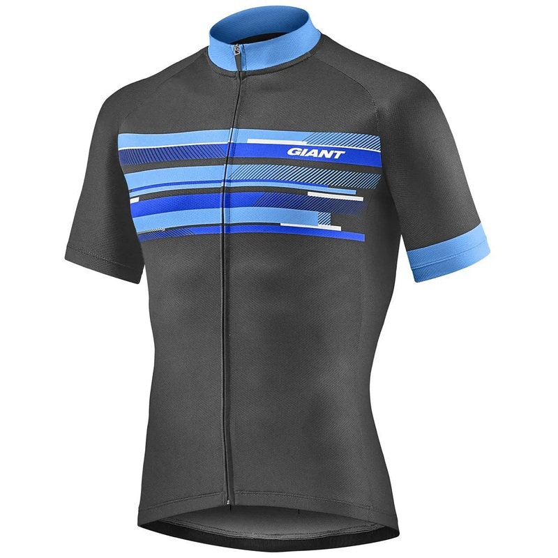 Giant Rival Mens Cycling Jersey (Black/Blue) XS/S