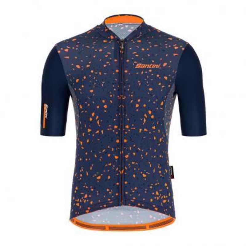 Santini Delta Pietra Mens Cycling Jersey (Blue) XXL
