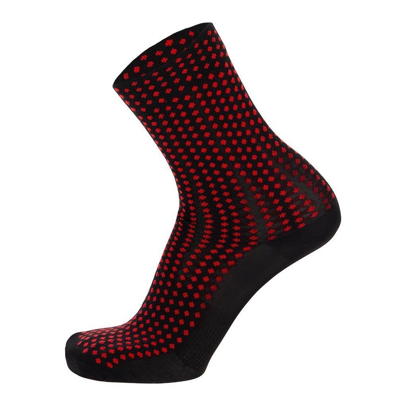 Santini Sfera Mens Cycling Socks (Red) XL-XXL