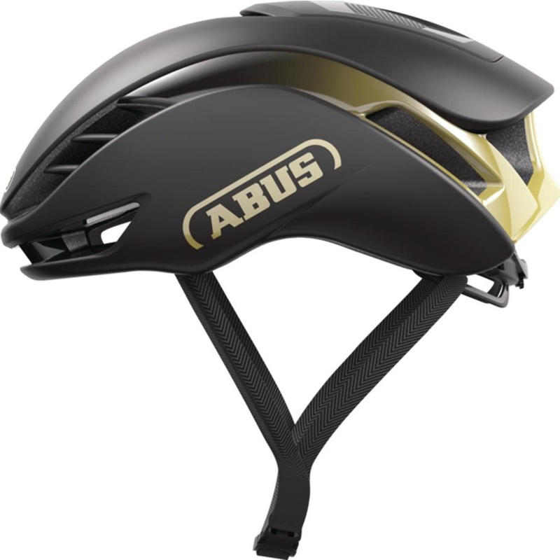 Abus Gamechanger 2.0 Aero Road Cycling Helmet (Black/Gold) S