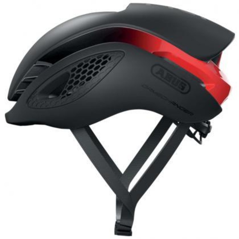 Abus Gamechanger Road Cycling Helmet (Black/Red) Medium (52-58)cm