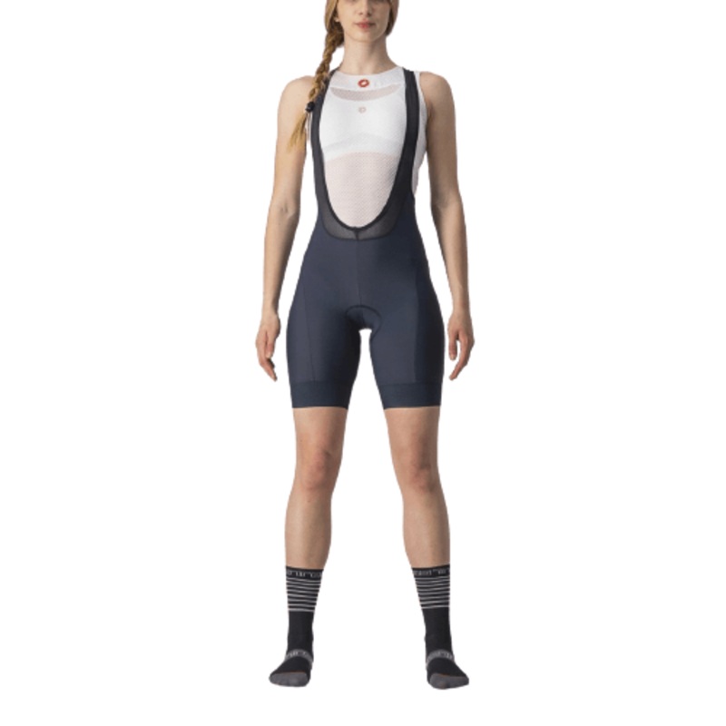 Castelli Prima Women’s Cycling Bibshorts (Savile Blue/Brilliant Pink) S
