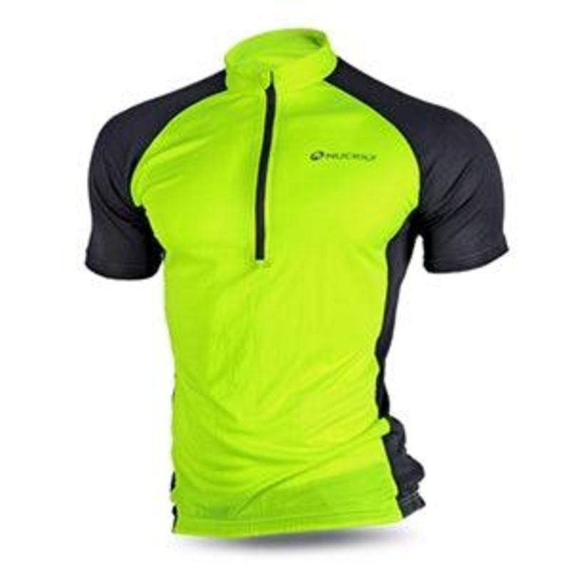 Nuckily NJ601 Mens Cycling Jersey (Neon Green) S