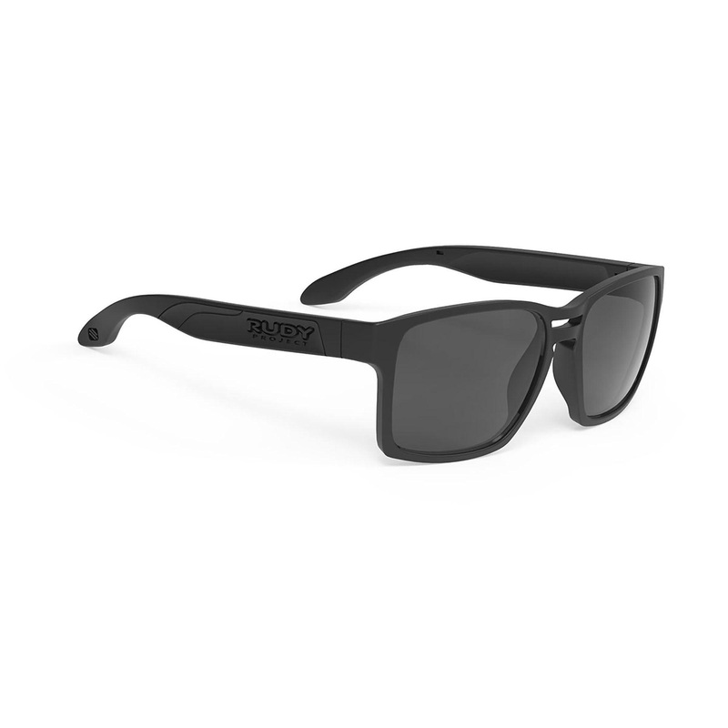 Rudy Project Spinair 57 Sunglasses (Black Matte/Polar 3FX Grey Laser)