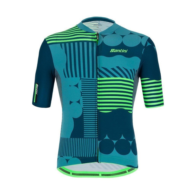 Santini Delta Optic Jersey XXL Fluo Green