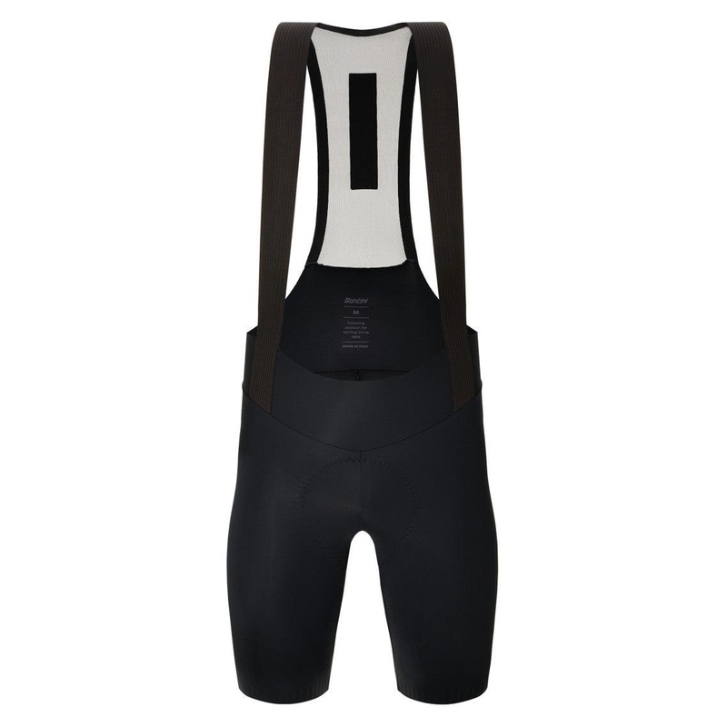 Santini Plush Men’s Cycling Bibshorts (Black) S