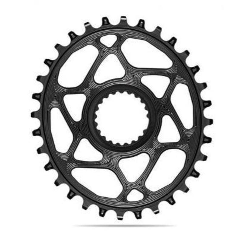 AbsoluteBlack Shimano 1x Oval 12 Speed Chainring (Black) 30T