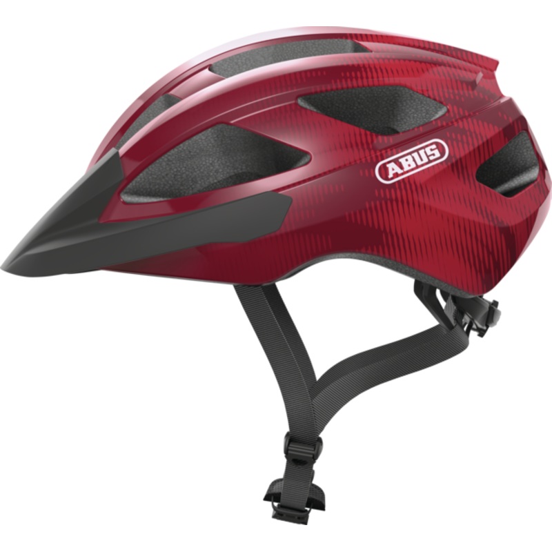 Abus Macator Road Cycling Helmet (Bordeaux Red) Small (51-55cm)