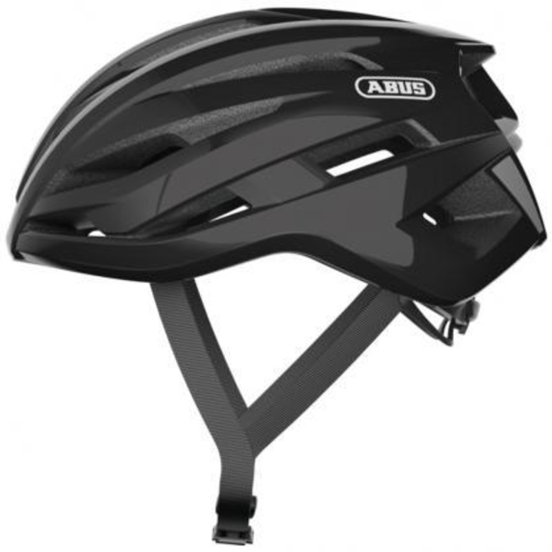Abus Stormchaser Road Cycling Helmet (Shiny Black) Medium (54-58)cm