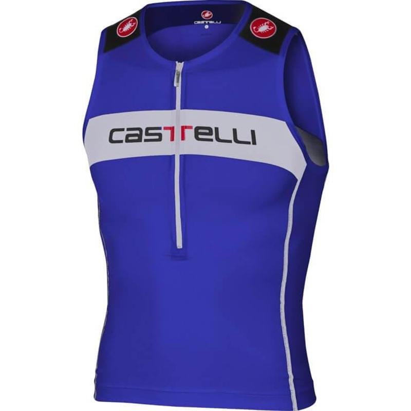 Castelli Core Men’s Triathlon Top (Surf Blue/White) M