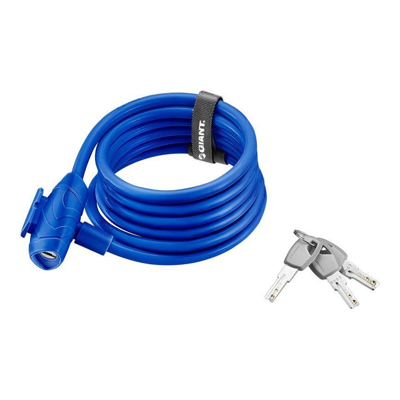 Giant Flex Key Cable Lock (Blue)