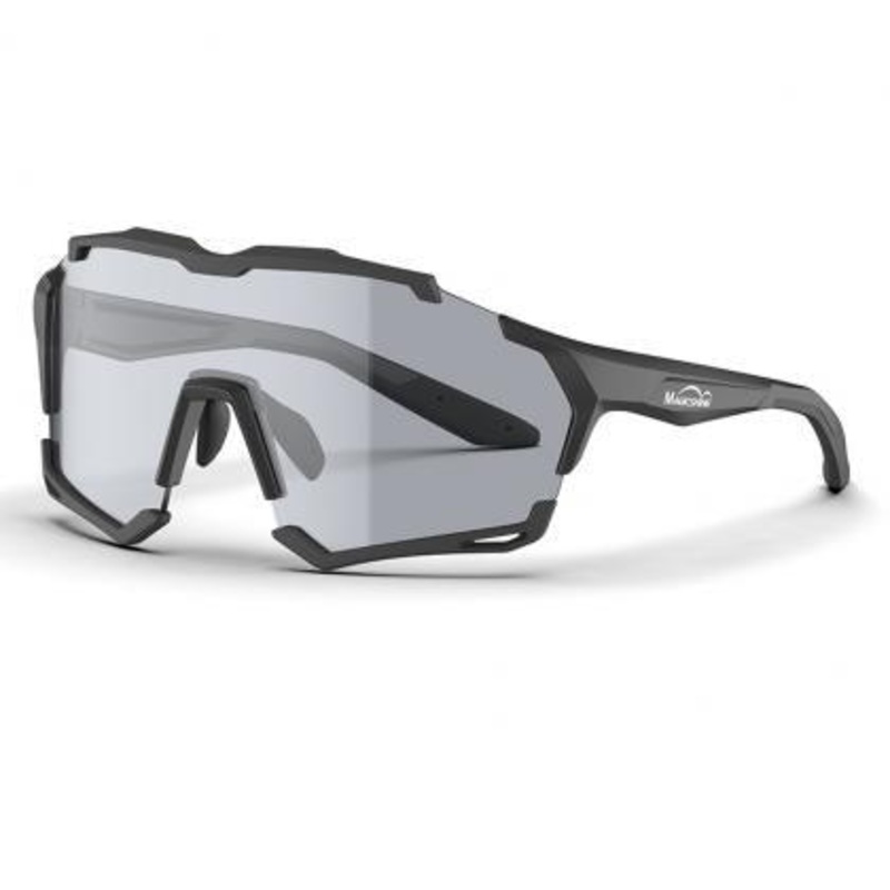 Magicshine Versatile Photochromic Sport Sunglasses (Clear/Black)
