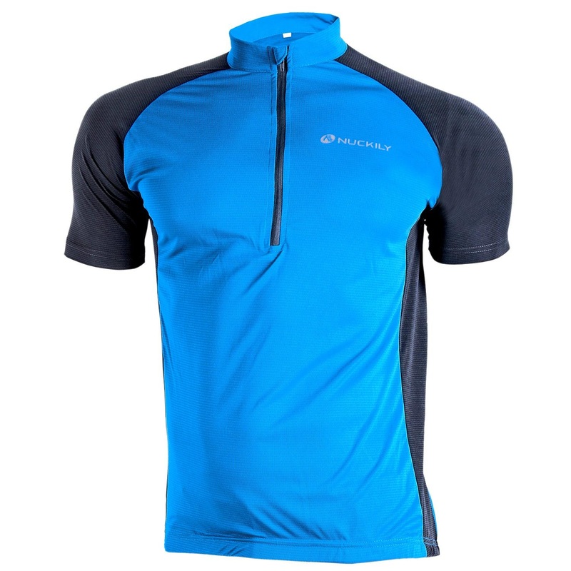 Nuckily NJ601 Mens Cycling Jersey (Blue) S