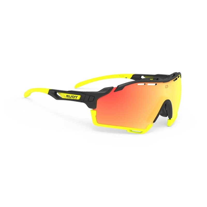 Rudy Project Cutline Sport Sunglasses (Black Matte/Multilaser Orange)