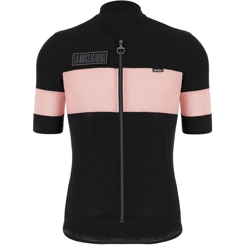 Santini Gazza Women’s Cycling Jersey (Black/Pink) XL