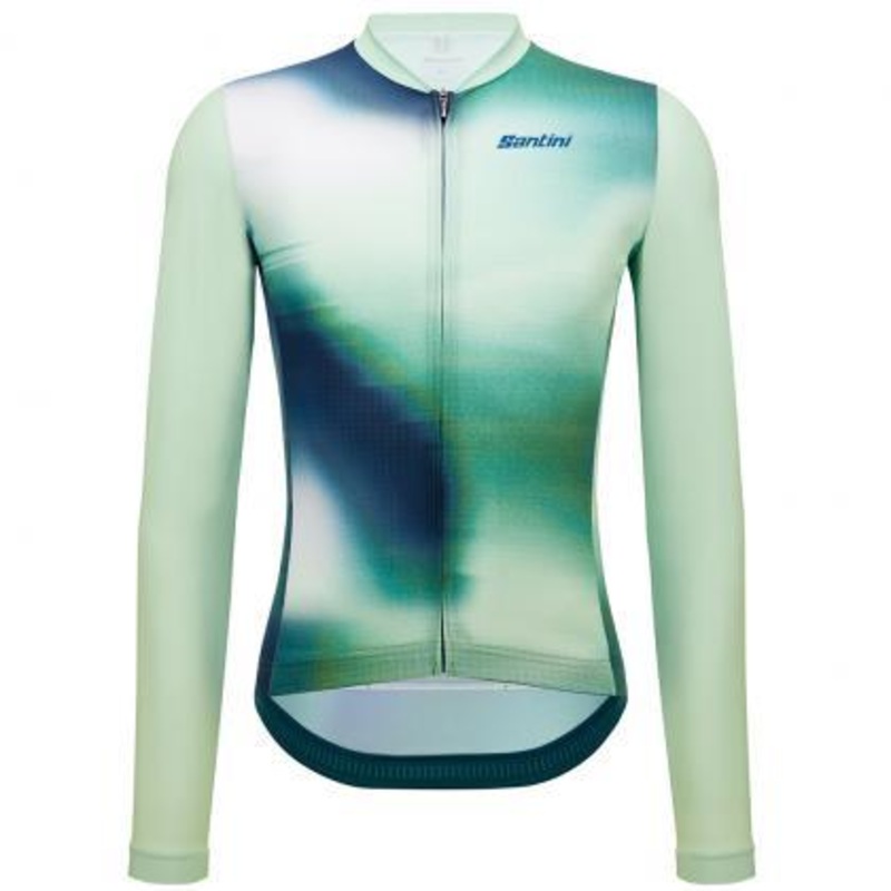 Santini Ombra Eco Sleek Men’s Cycling Jersey (Green) M