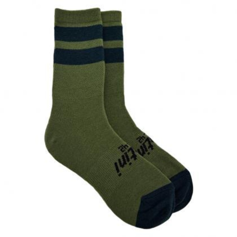 Santini Riga Unisex Cycling Socks (Military Green) M-L